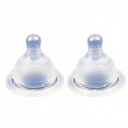 Spectra Wide Neck Slow Flow Teats [Pack of 2] Size صغير