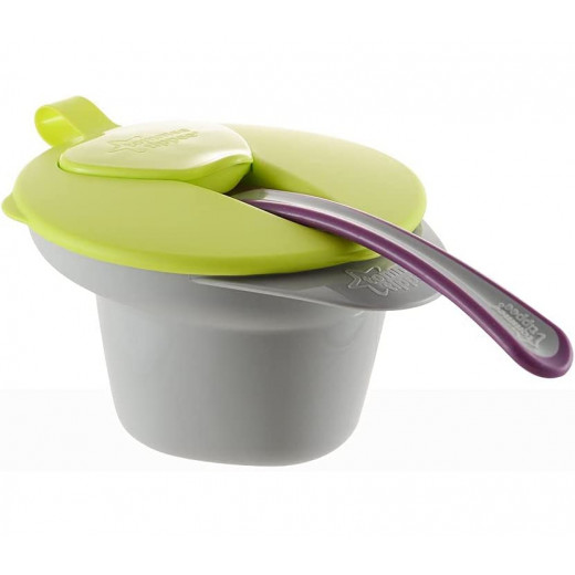 Tommee Tippee Explora Cool and Mash Bowl 4M+, Purple&Green