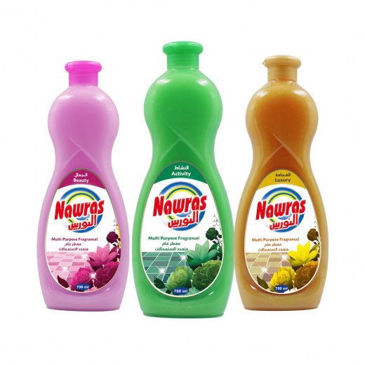 Nawras Multipurpose Freshener, 700 Ml, 3 Pieces