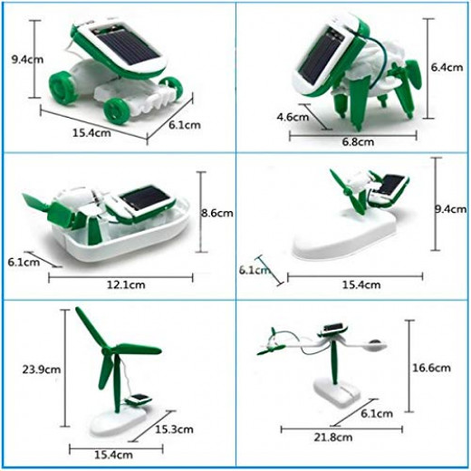 مجموعة الطاقة الشمسية التعليمية 6 في 1, أطقم الروبوت