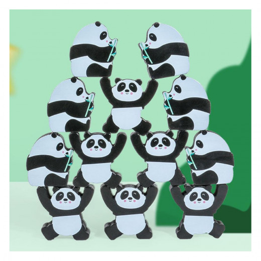 Panda Balance Toy, 12 Pieces