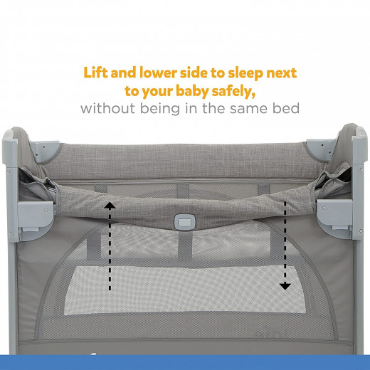 Joie kubbie sleep 2 in 1 travel cot grey