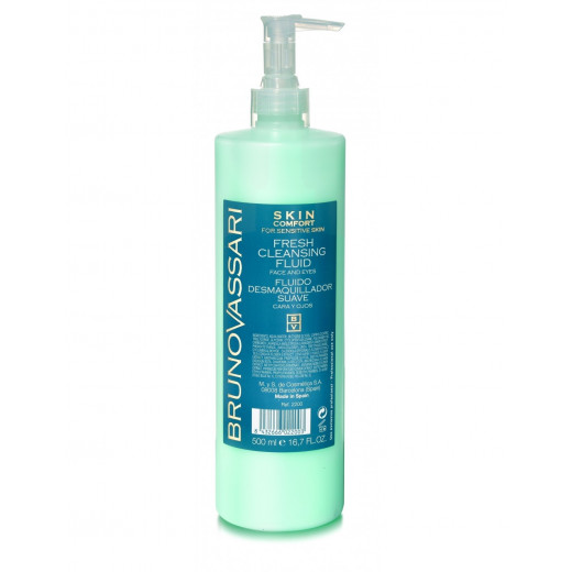 BrunoVassari Fresh Cleaning Fluid Makeup Remover, 500 Ml