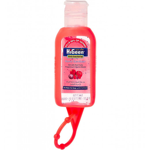 HiGeen Anti-Bacterial Hand Sanitizer, 50 Ml, Red Color
