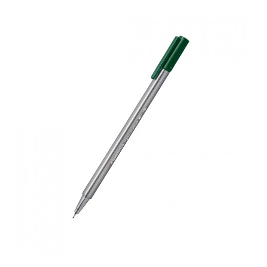 Staedtler Triplus Fineliner Marker Pen - 0.3 mm - Green Earth
