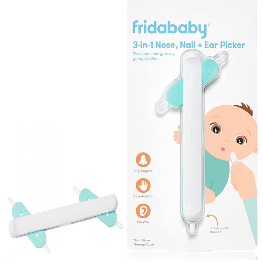 FridaBaby 3-in-1 Nose, Nail + Ear Picker