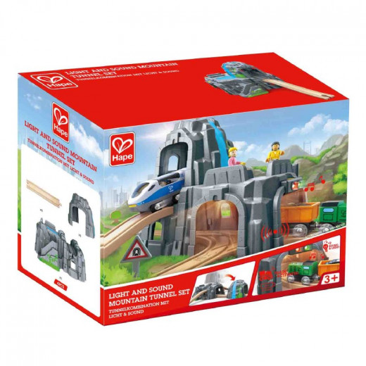 Hape Light & Sound Mountain Tunnel Set