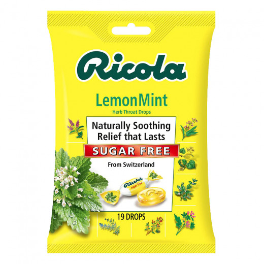 حلوى الليمون والنعناع الخالية من السكر  , 45 جرام من ريكولا