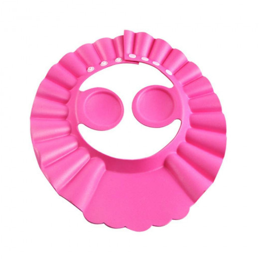Adjustable Silicone Baby Shower Head Protector, Pink Color