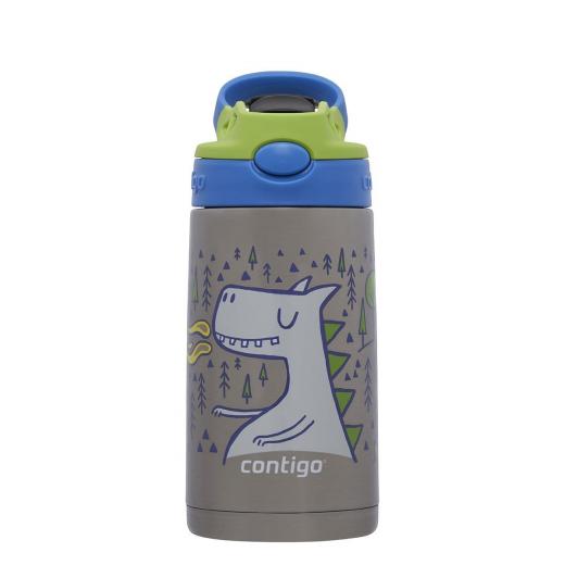 Contigo Stainless Steel Autospout Kids Drinking Bottle, Blue Color, 380 Ml