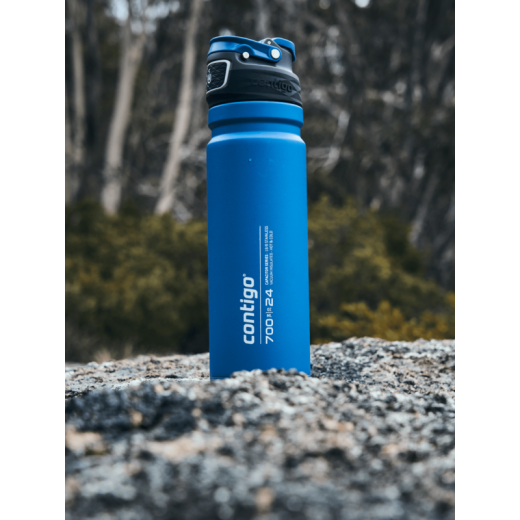 Contigo Premium Outdoor Free Flow Stainless Steel, Blue Color, 720 Ml