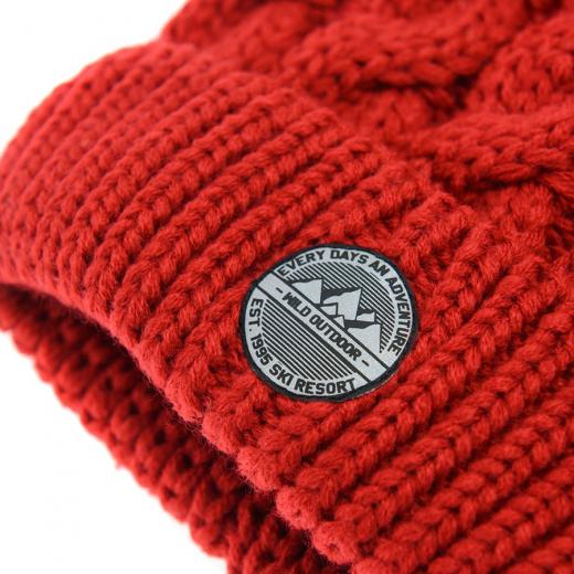 Cool Club Fleece Hat, Red Color