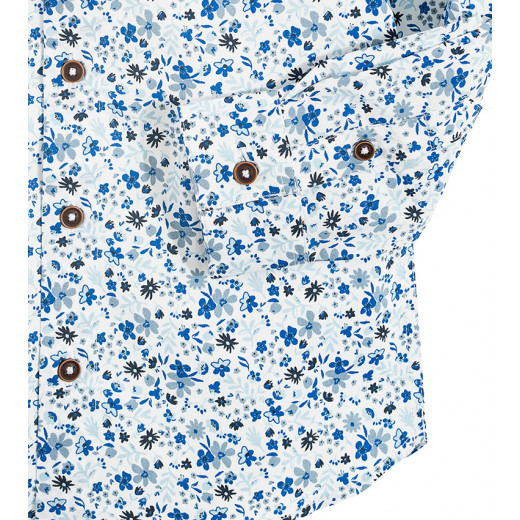 قميص  بأكمام قصيرة, بتصميم الورود من كول كلوب