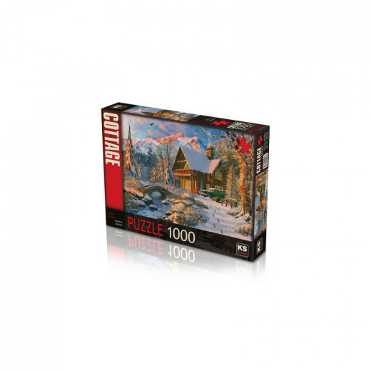 Ks Games Puzzle, Winter Holiday Design,1000 Pieces