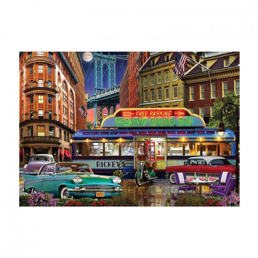 Ks Games Rickeys Diner Car Design,1500 Pieces