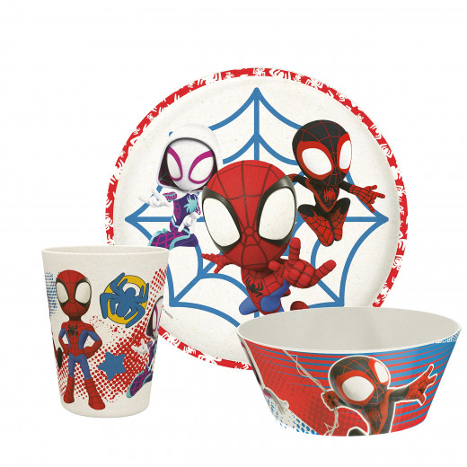 Zak Designs Tableware Set, Marvel Design, 3 Pieces