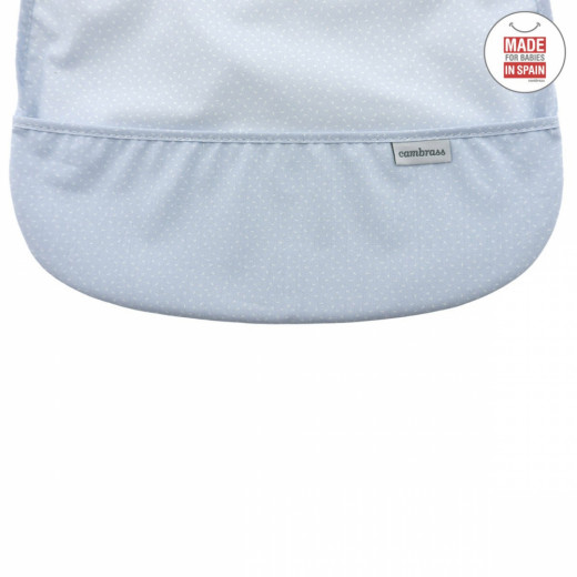 Cambrass Sky Square Bib, Rain Desing Blue Color