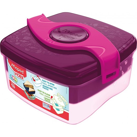 Maped Picnik Lunch Box, Purple, 1.4 L