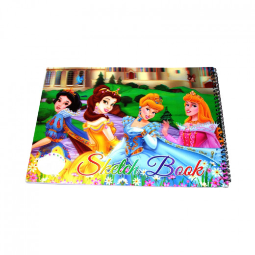 Amigo Sketching Book, Disney Princesses, 50 paper