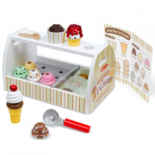 Melissa & Doug Scoop & Serve Ice Cream Counter