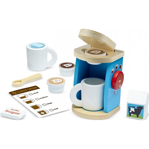 Melissa & Doug Wooden Brew & Serve Coffee