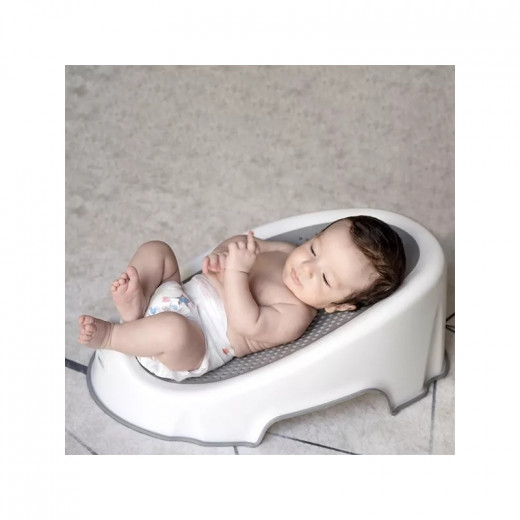 Babyjem Baby Bath Support, White Color