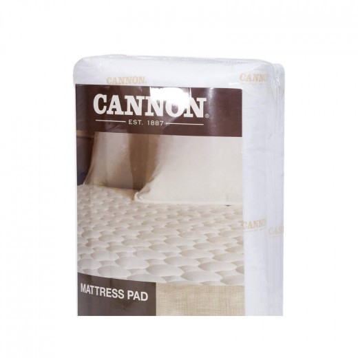 Cannon Mattress Protector Pad, White Color, Size 200x200