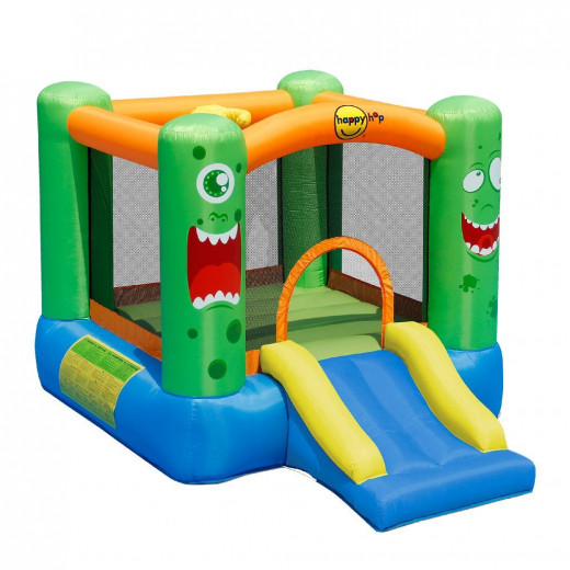 Happy Hop Monster Slide and Hoop Bouncer