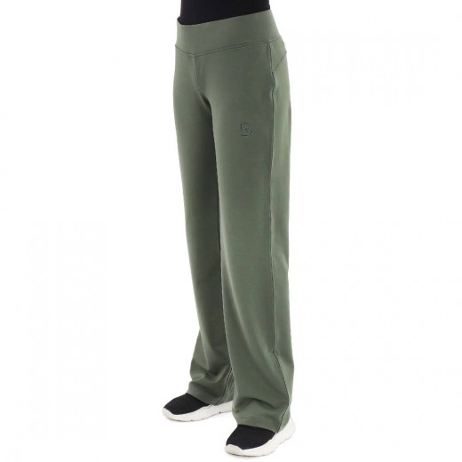 RB Essential Wide Leg Sweatpants, Olive Green Color