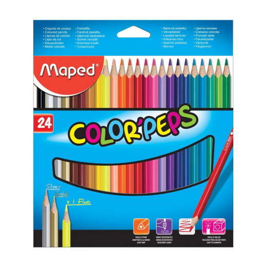 Maped Color Peps 24 Color Pencils