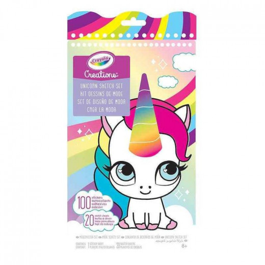 Crayola Craft  Creations Unicorn Sketch Set