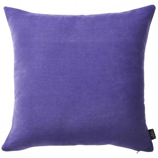 Nova Home Plain Colors Cushion Cover, Purble Color, 45x45 cm,