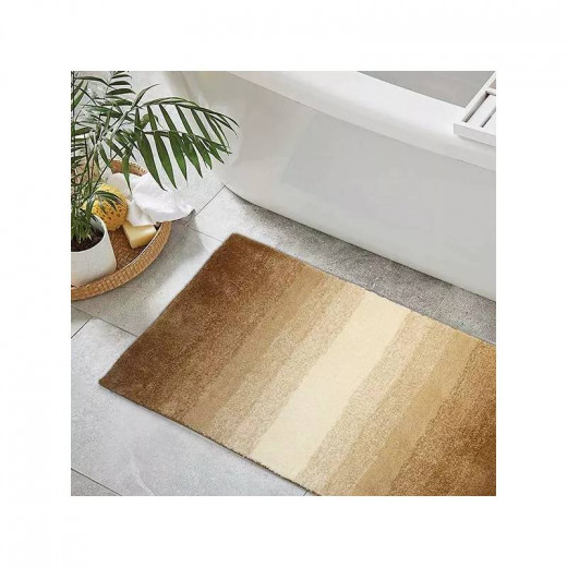 Nova Home Bath Mat "Shadow", Brown Color, 60*120