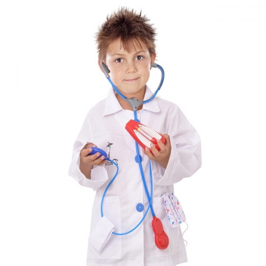 مجموعة معطف مختبر طبيب الاطفال
