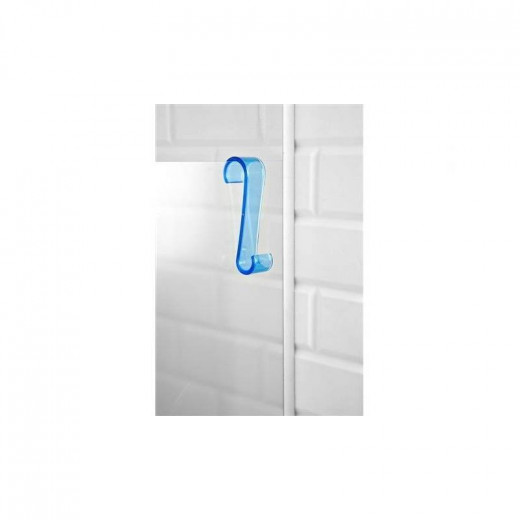 Primanova Curved Towel Hook, Blue Color