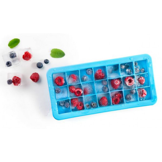 Ibili Ice Cube Tray With Lid, 21 cm