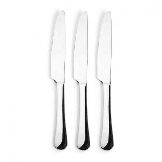 Ibili Set Of 3 Dinner Knives, 23 Cm