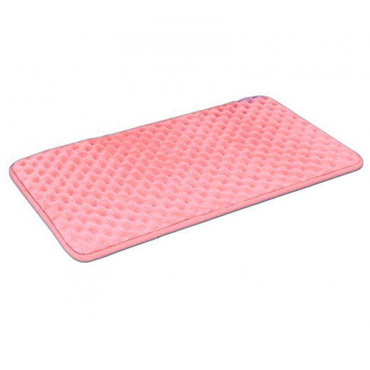 ARMN Clara Memory Foam Bath Rug, Pink Color, 70x120 Cm