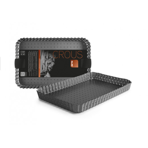 Ibili Crous Oblong Perforated Pan, 31*21 Cm