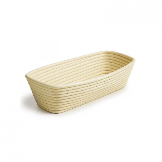 Ibili Banneton Rectangular Bread Basket, Beige, 29x15cm