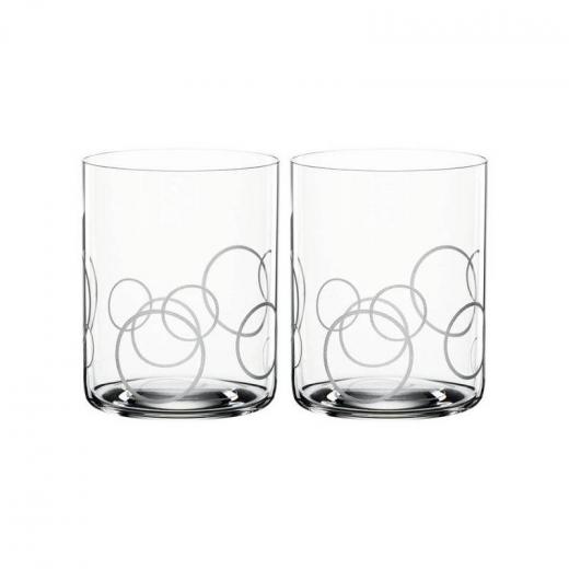 Spiegelau Signature Circles Tumbler Set, 430ml, 2-Piece