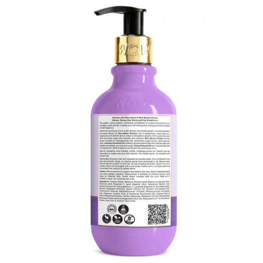 Wow Skin Science Rice Keratin & Lavender Oil Conditioner, 300ml