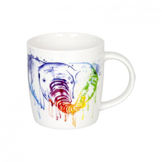 Konitz Mug Watercoloured Elephant , 350Ml