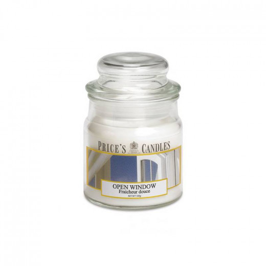 Price's Medium Scented Candle Jar With Lid - Open Window