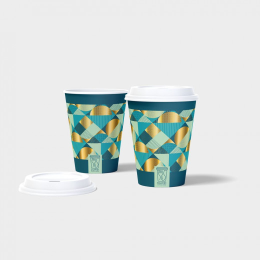 Cupzi The Golden Cup , 236ml, 50 Pieces