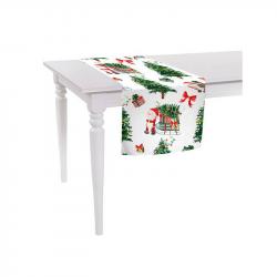 Nova Home Christmas Runner White - 40x140 cm