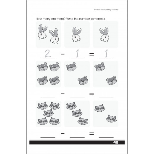 School Zone Get Ready For Math Grades K-1 Workbook