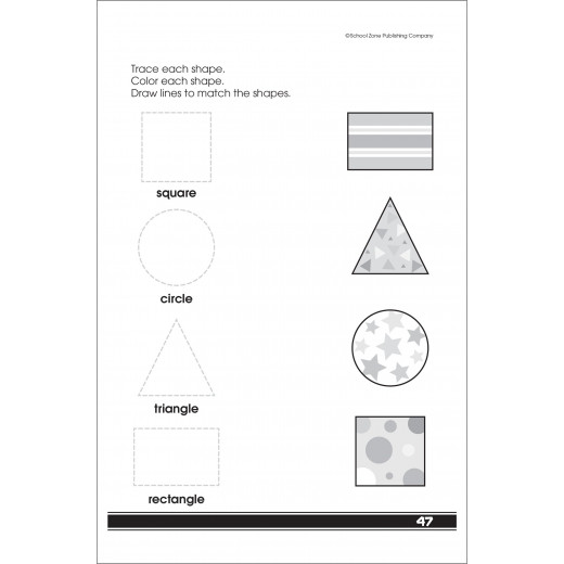 School Zone Get Ready For Math Grades K-1 Workbook