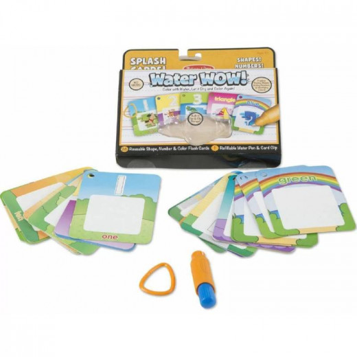 Melissa & Doug Splash Cards, Shapes, Numbers & Colors