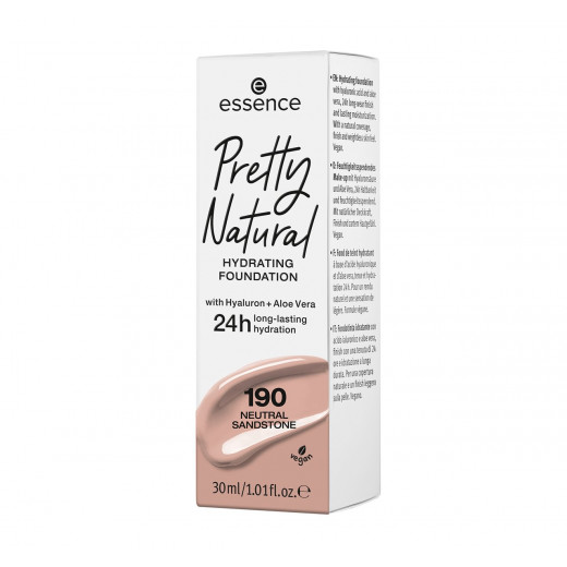 Essence Pretty Natural Hydrating Foundation, Shade 190, 30 Ml